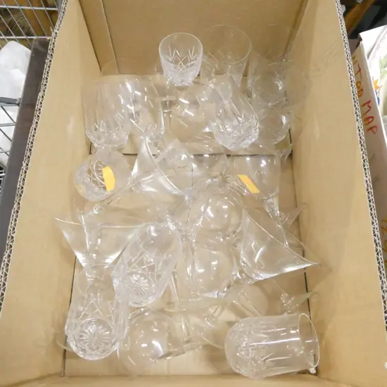 BOX LOT ASST. GLASSES 