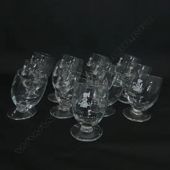 BOX 17 GLACIER EXPRESS TILTED GLASSES H. 95MM