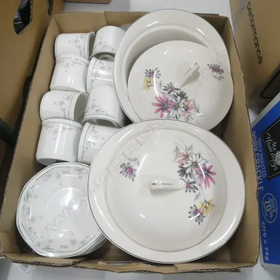 BOX LOT ASST. DINNERWARE