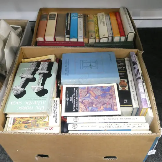 2 BOXES ASST. HISTORY BOOKS