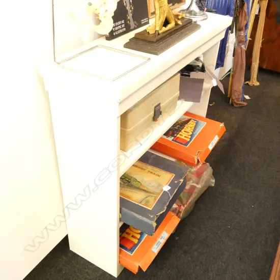 WHITE BOOKCASE H 980 MM 980MM W 