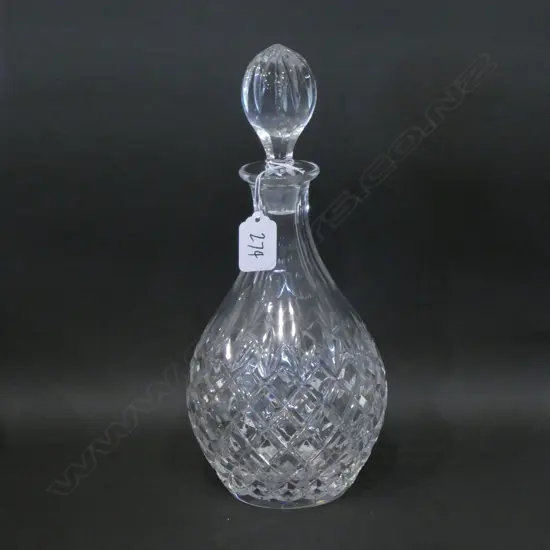 CUT CRYSTAL DECANTER POSSIBLY WATERFORD