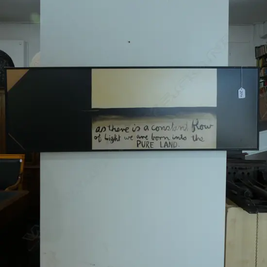 COLIN MCCAHON FRAMED PRINT CONSTANT FLOW OF LIGHT 900 X 300 MM