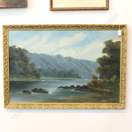 GUY CLYFFE OIL ON BD 'BULLER RIVER'