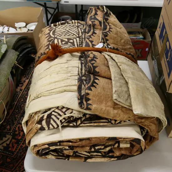 LARGE FABRIC BACKED TAPA CLOTH