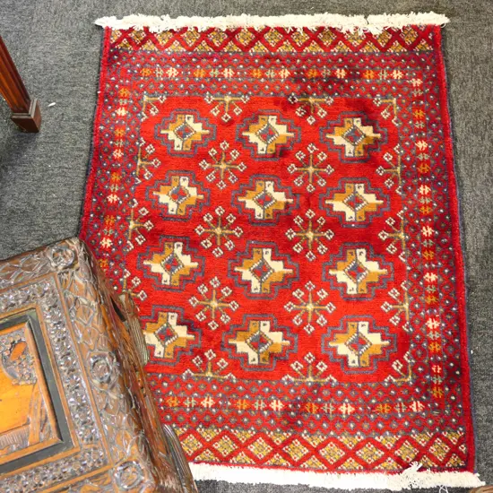 TURKOMAN PERSIAN RUG 82 X 70mm. 40A