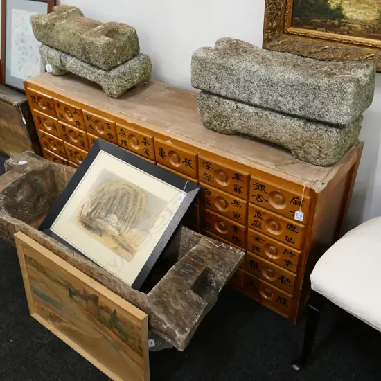 ORIENTAL MEDICINE CABINET L 1430 MM