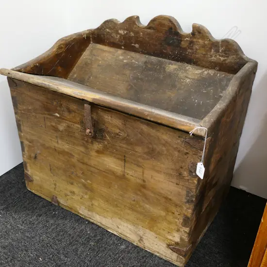 KOREAN WOODEN RICE BIN L 590 MM