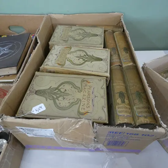 BOX LOT PEARSON'S MAGAZINES C. 1900
