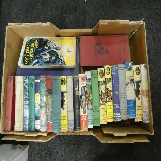 BOX LOT BIGGLES BOOKS