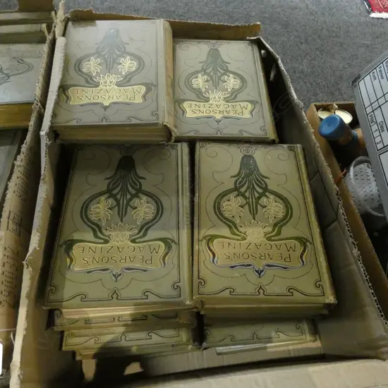 BOX LOT PEARSON'S MAGAZINES C. 1900