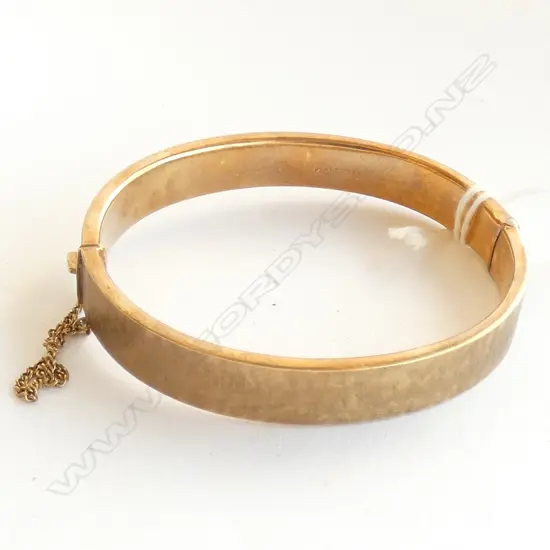 9CT GOLD BRACELET WITH ORIGINAL RECEIPT & BOX