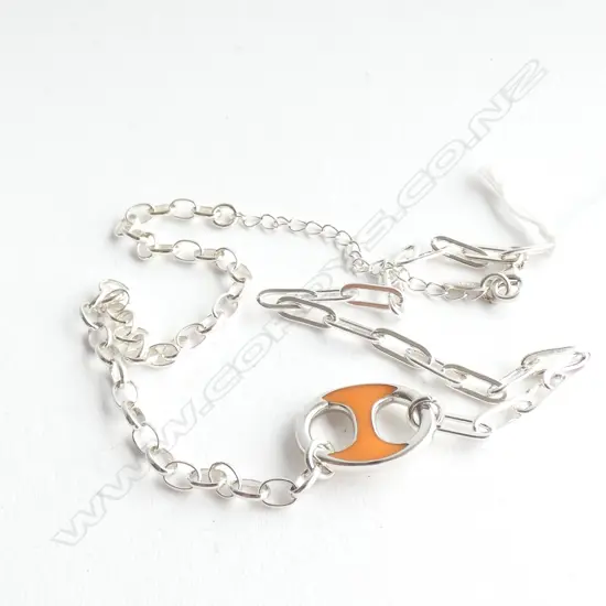 FANCY SILVER CHAIN NECKLACE 10gm