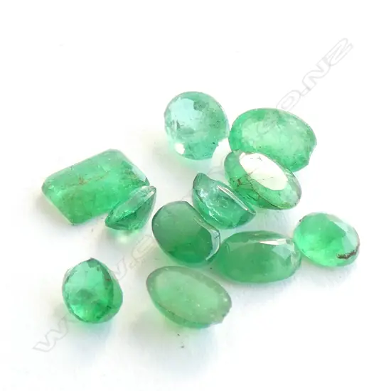 5CT FACETED EMERALDS AF