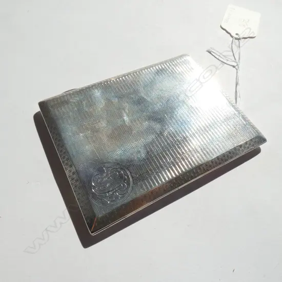 SILVER CIGARETTE CASE, by S. BLANKENSEE & SONS, , B;HAM 1923, 145gm