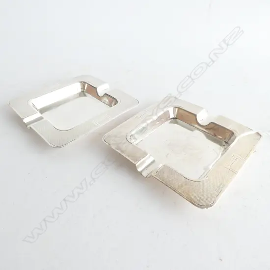 PR SILVER ASHTRAYS, by MAPPIN & WEBB, B'HAM 1933. 102gm