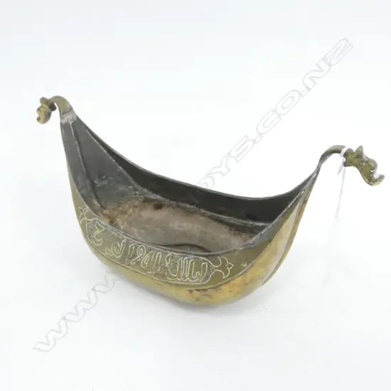 TURKISH BRASS DRAGON BOAT W.370mm