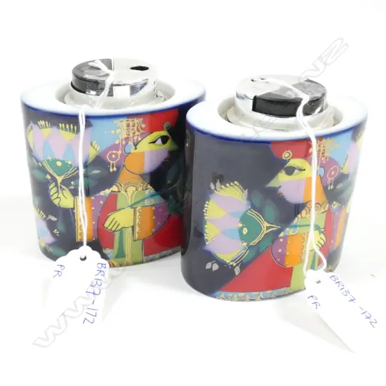 PR ROSENTHAL STUDIO LINE BJORN WIINBLAD TABLE LIGHTERS H. 90MM