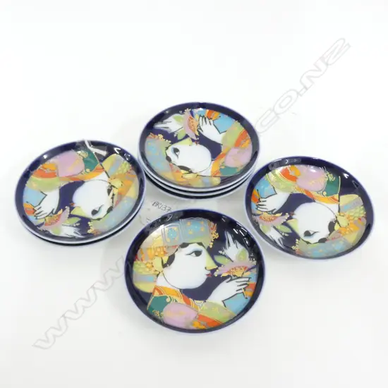 SEVEN ROSENTHAL BJORN WIINBARD ALADDIN PLATES DIA 92MM