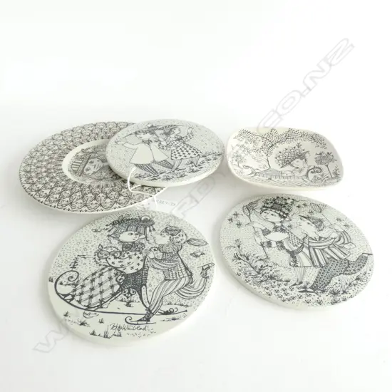 ASSTD BJORN WIINBLAD PLATES