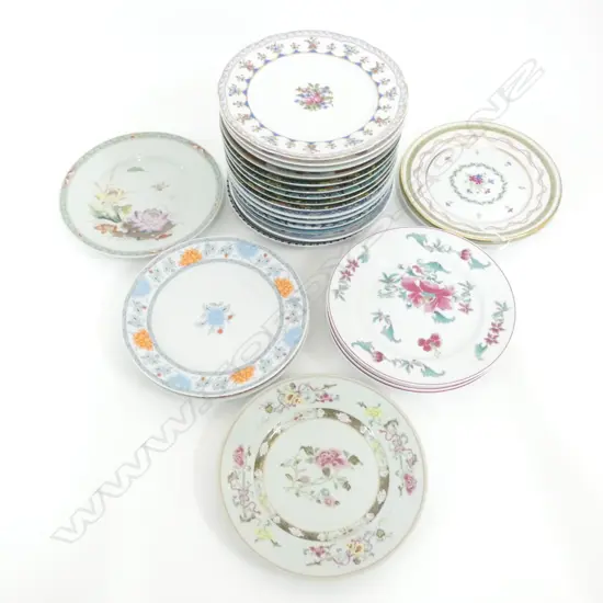 24 ASST LIMOGES IMARI PLATES DIA 165MM