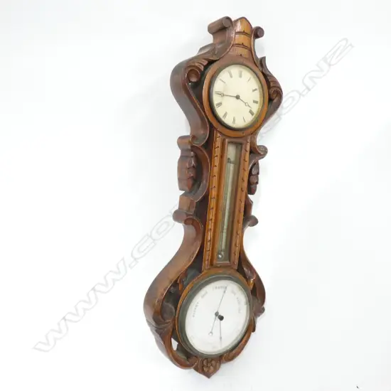 CLOCK & BAROMETER L.535mm