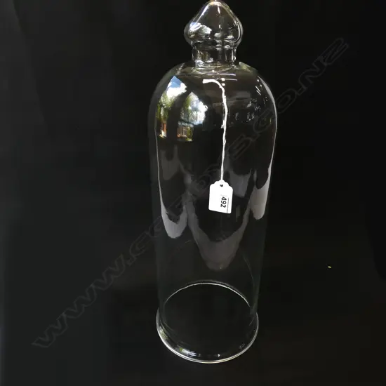 GLASS DOME H.440mm
