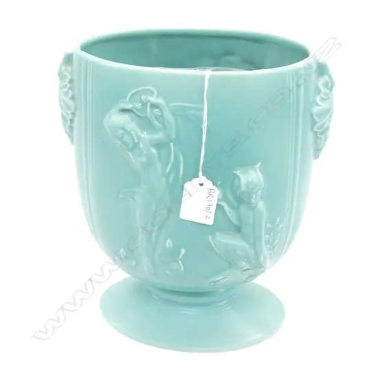 BESWICK GREEN VASE H.260mm