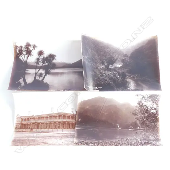4 19thC NZ PHOTOS. BURTON BROS. MUIR & MOODIE..