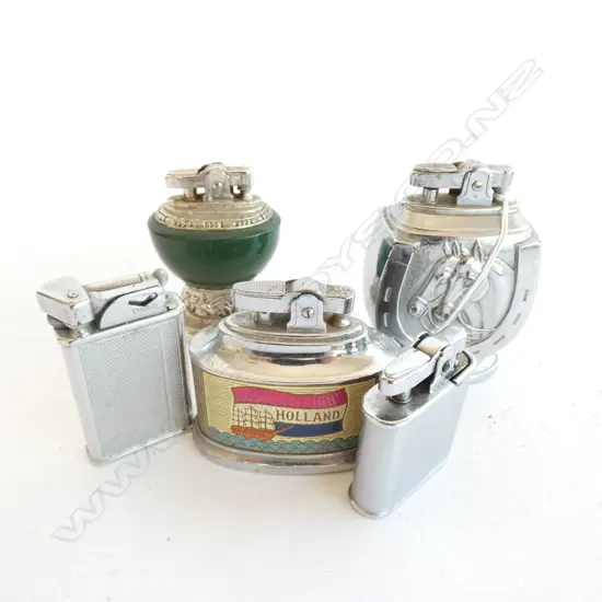 5 CIGARETTE LIGHTERS 