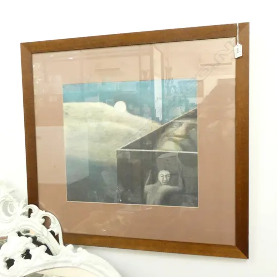 TONY FOMISON PRINT 'EACH MUST DECIDE' 380x430mm