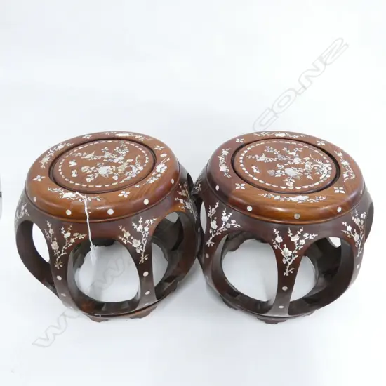 PR MOP INLAY SIDE TABLES H.330mm