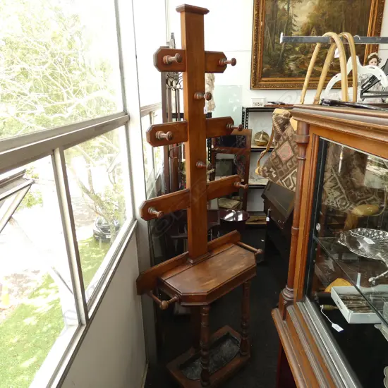 VICTORIAN HALL STAND...