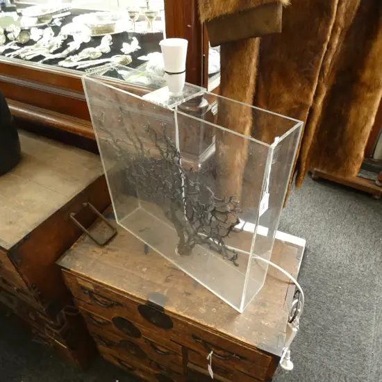 CONTEMPORARY ACRYLIC CORAL LAMP H.405mm