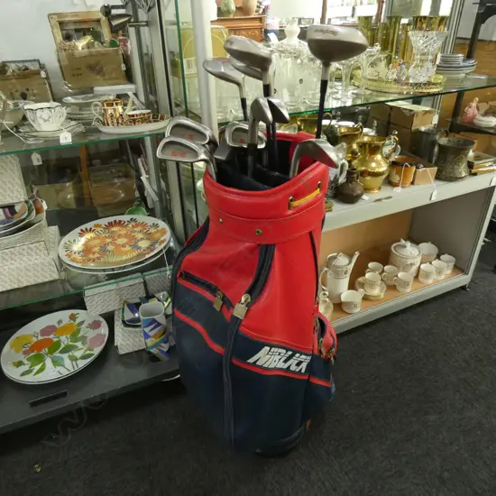 GOLF CLUBS & BAG