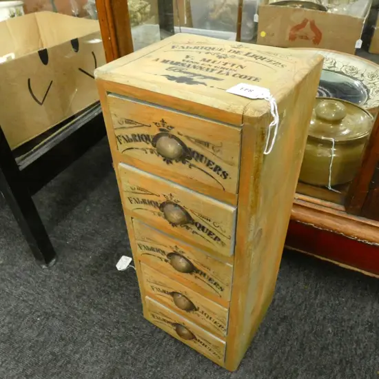 FRENCH STYLE DRAWERS H.465mm