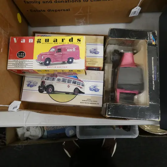 BOX LOT 4 BOXED VANS ETC