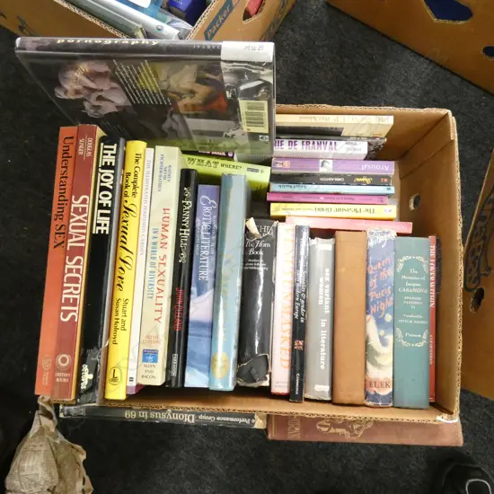 BOX OF BOOKS - EROTICA