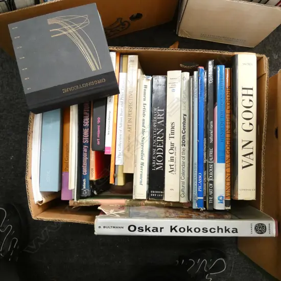 BOX OF BOOKS - MODERN ART 20TH CENTURY
