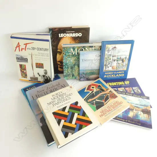 BOX LOT ASST. ART BOOKS 