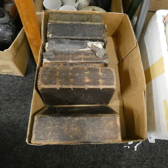 BOX LOT ANTIQUE GERMAN BOOKS