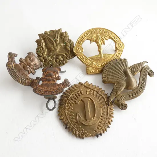 6 NZ WAR MEDALS; REGIMENTS 24th, 21st ETC