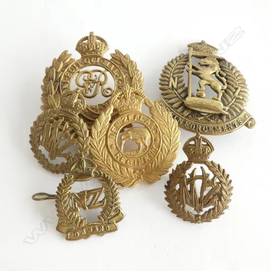 6 NZ WAR MEDALS; ENGINEERS ETC