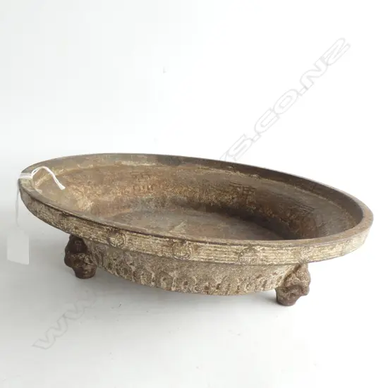 CHINESE CAST IRON CIRCULAR SHALLOW BASIN Dia.350mm...