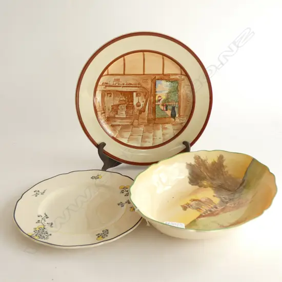 3 R/DOULTON PCES; BOWL & 2 PLATES