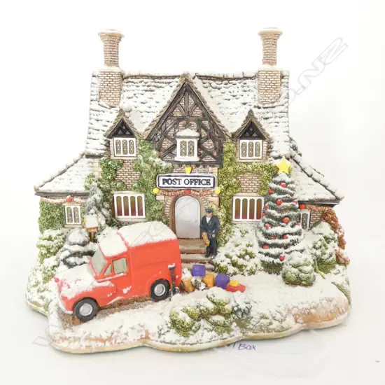 LILLIPUT LANE - BATTERY OPERATED 'LAST POST FOR CHRISTMAS' - WITH BOX & CERTIFICATE