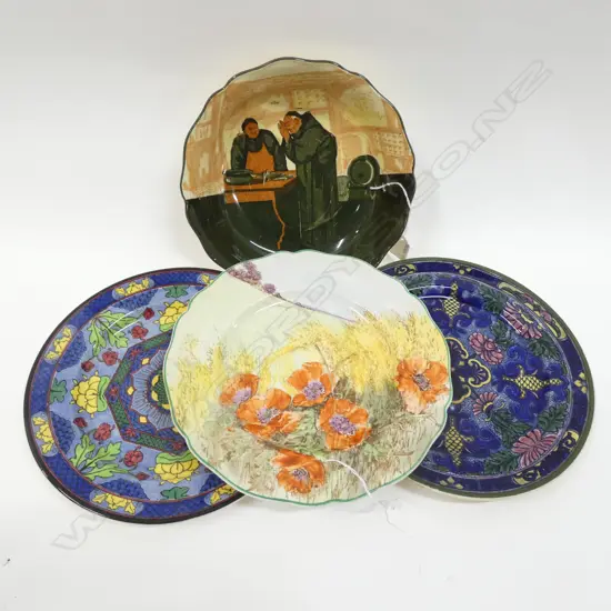 3 ROYAL DOULTON SERIES WARE PLATES (DIA  260MM) & SERIES WARE BOWL (DIA 240MM)