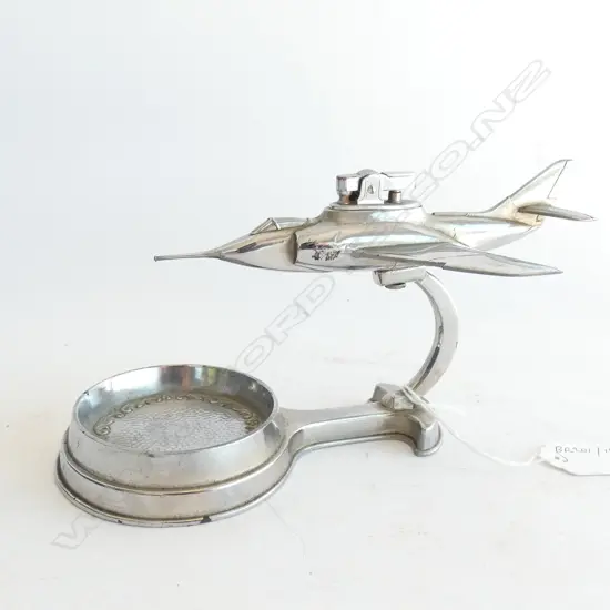 SKYHAWK JET CHROME LIGHTER & ASHTRAY L.200mm