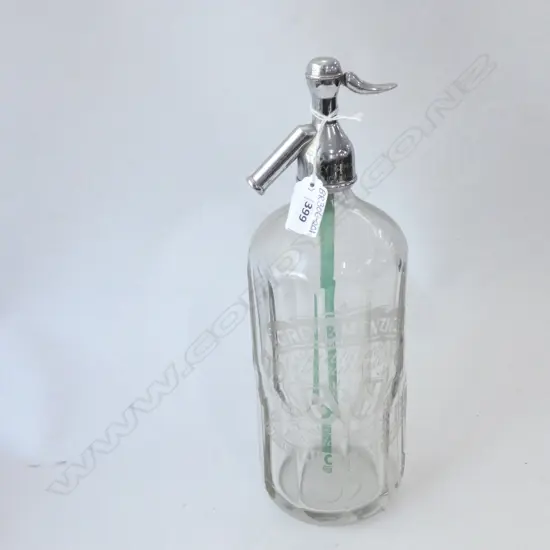 GREY & MENZIES SODA SYPHON - H. 325MM