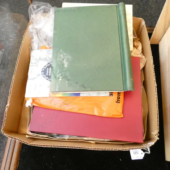 GOOD BOX LOT STAMPS INCL. BAG COINS